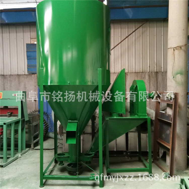 伊春全自动上料饲料搅拌机卧式饲料粉碎搅拌机