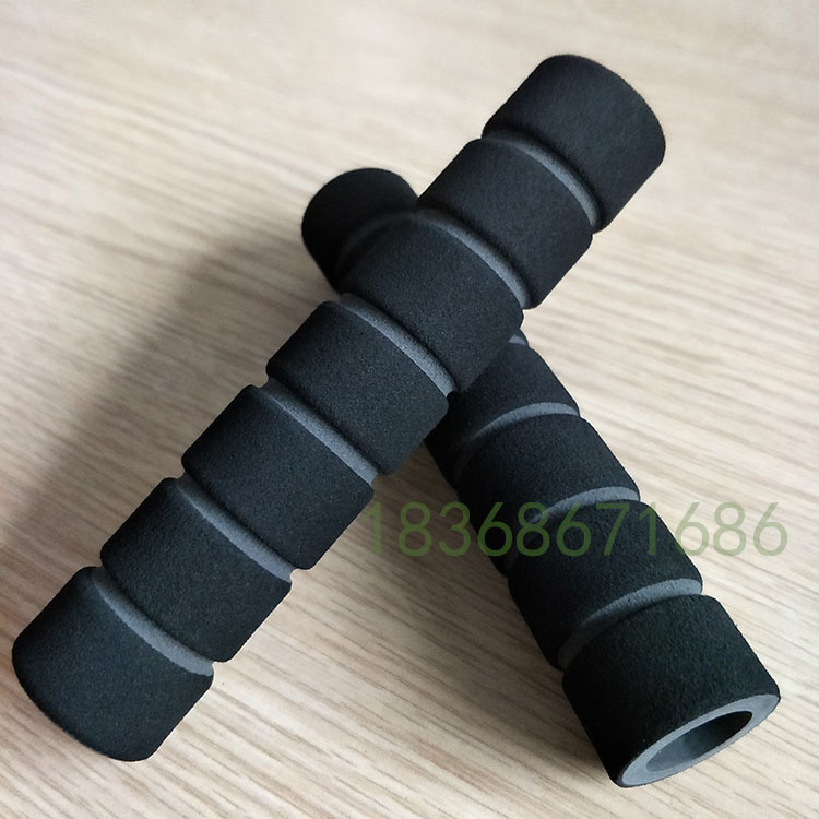 撕不破泡棉发泡套管 儿童自行车配件橡塑手柄 双色推车海绵手把套