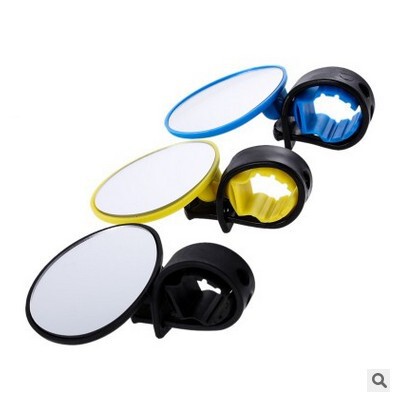 Factory direct sales mini adjustable bicycle rearview mirror mountain bike rear view bicycle reflector belt buckle