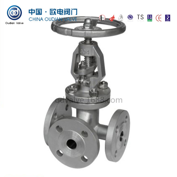 三通截止阀  碳钢截止阀  KJ43HF-16C  药厂专用截止阀  抗生素阀