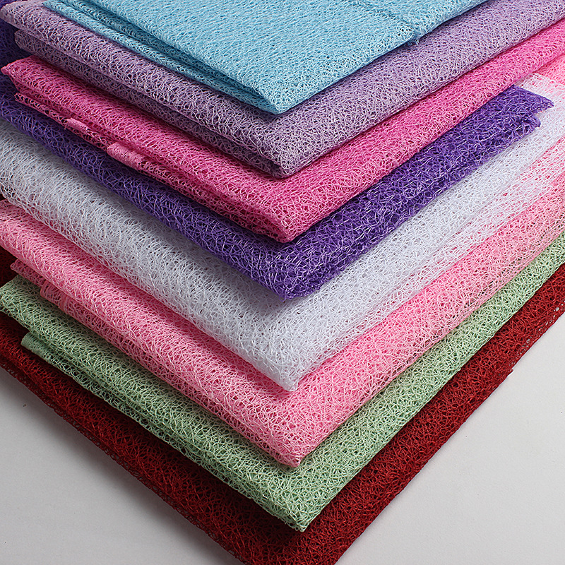 【百晟新品】叠丝纸乱纹网 饰品装饰布料服装辅料 涤纶面料批发