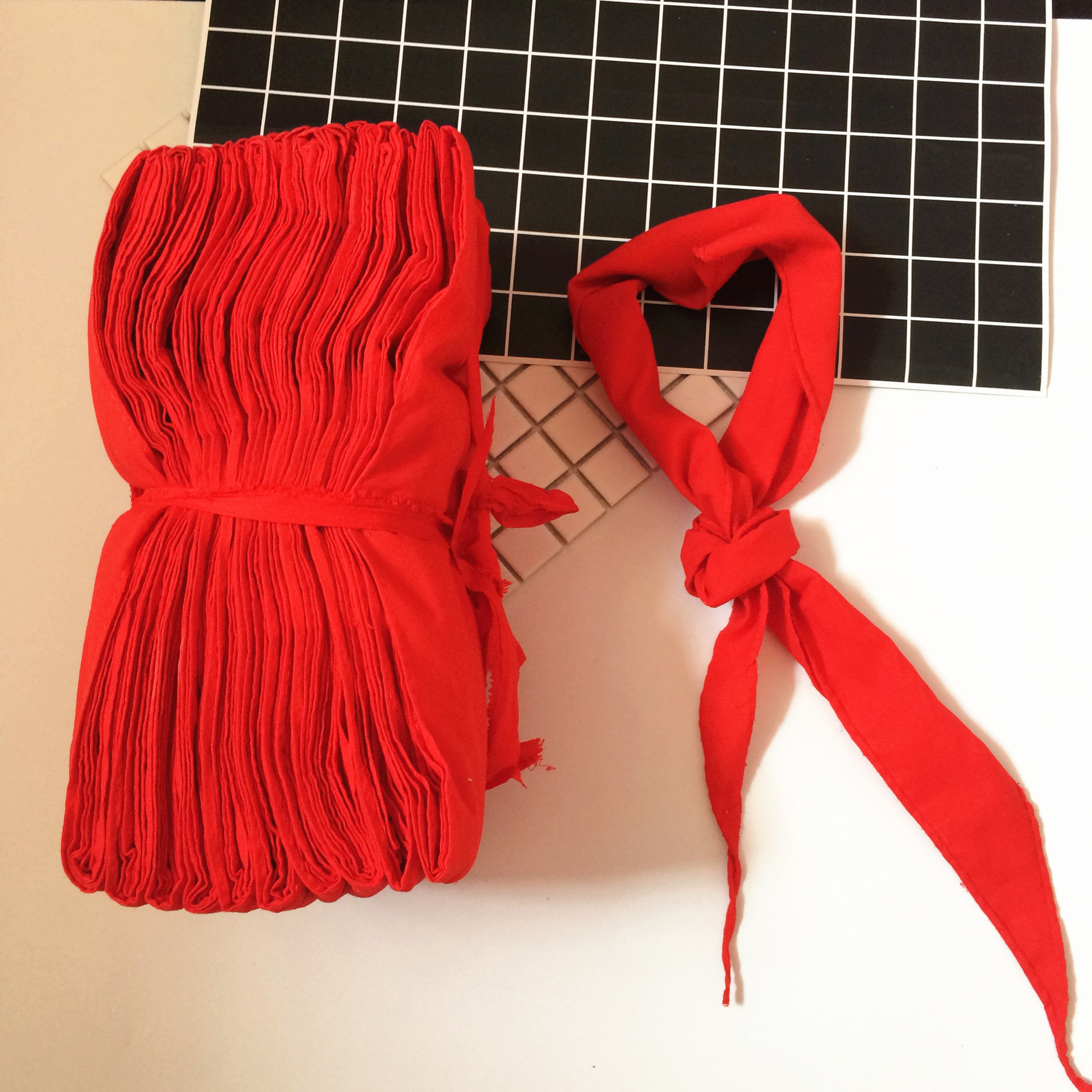Red scarf pupil Dedicated high quality 1.2 Large cotton thickening Widen Red scarf Pioneers Dedicated