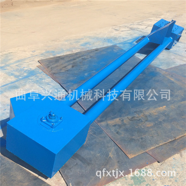 全封闭式钢砂铁粉装罐式管链输送机  不锈钢材质管链输送机