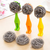 Creative home shy villain Washing pot brush brush brush brush, dishwasher, wipers steel wire ball