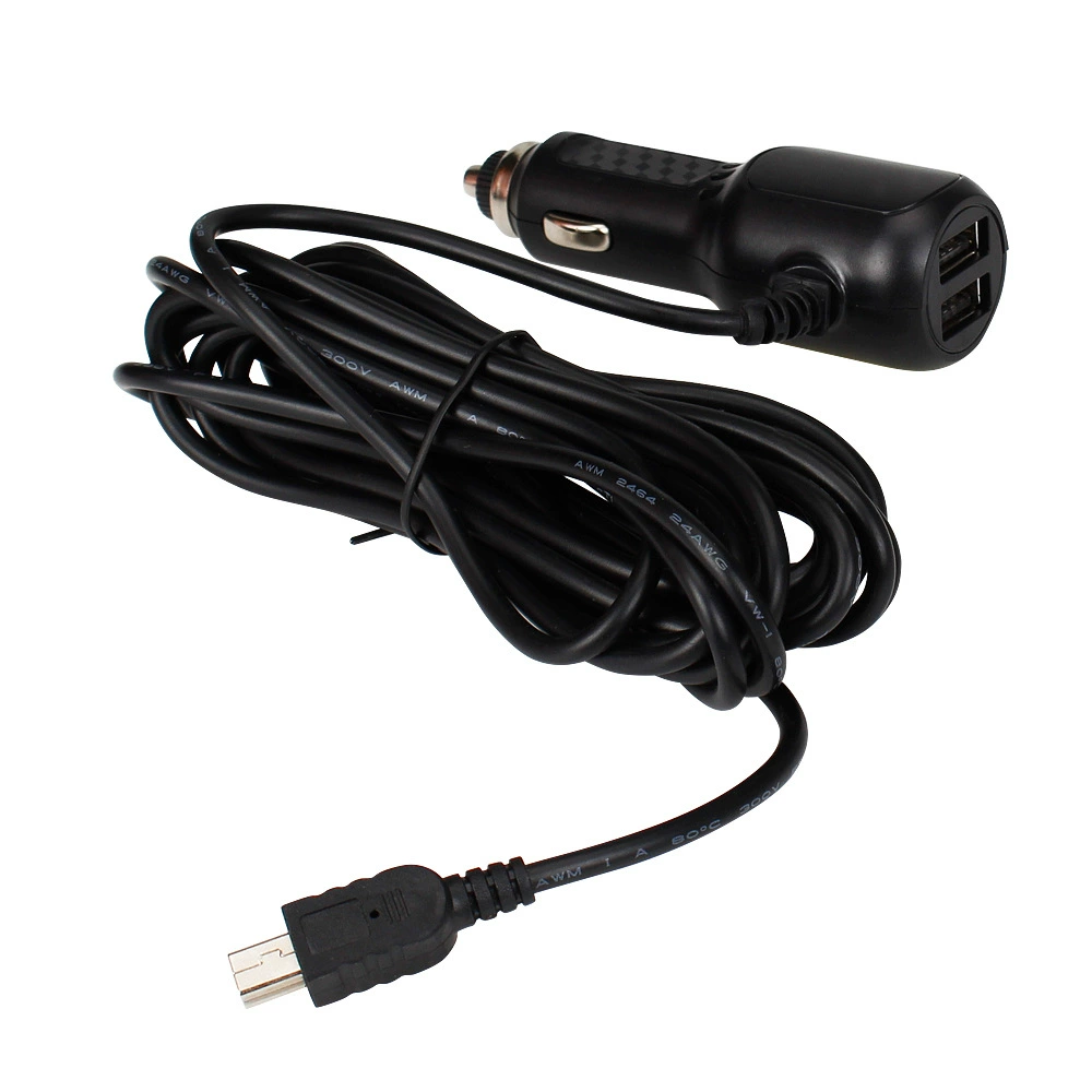 Регистратор вождения, зарядное устройство для грузовика, двойной USB прикуриватель, автомобильное зарядное устройство 3,5 А, GPS навигация, 3,5 метра