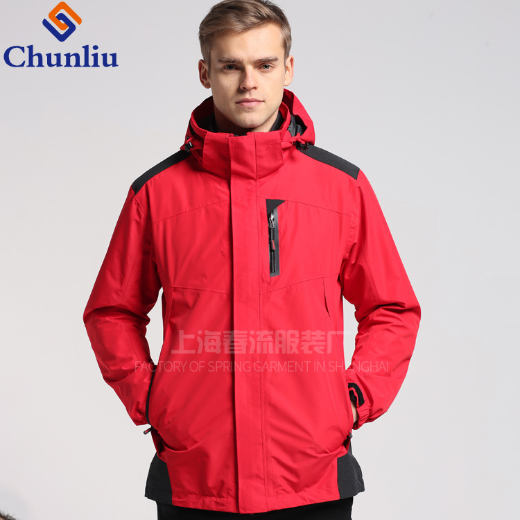 Outdoor Jackets customized logo Trine Two piece set new pattern Autumn and winter thickening Four seasons Large Mountaineering