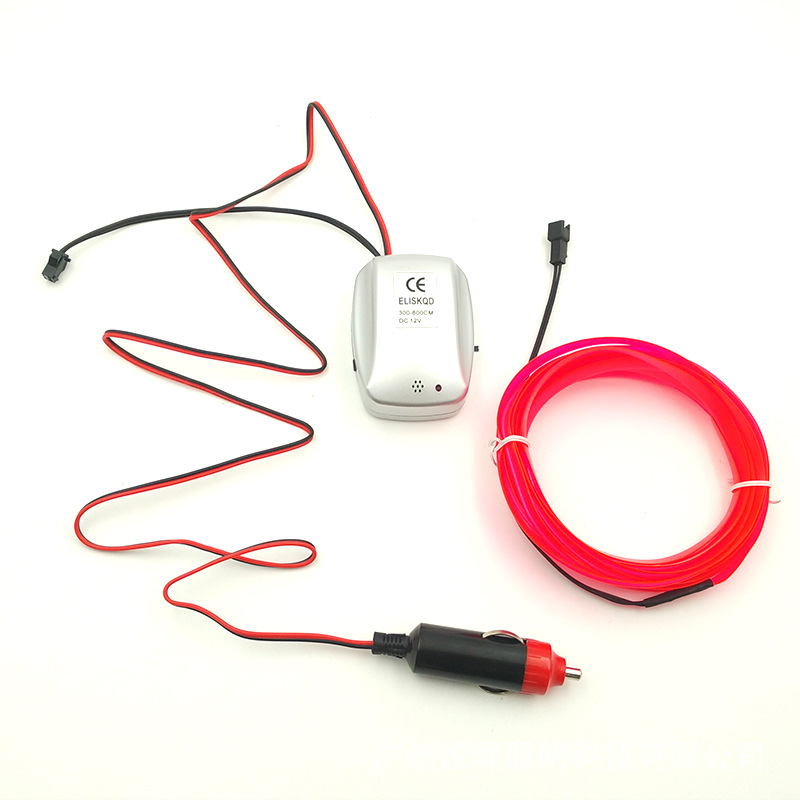 El luz fría con luz de borde 5 M coche control de voz traje música control traje 10 colores opcionales