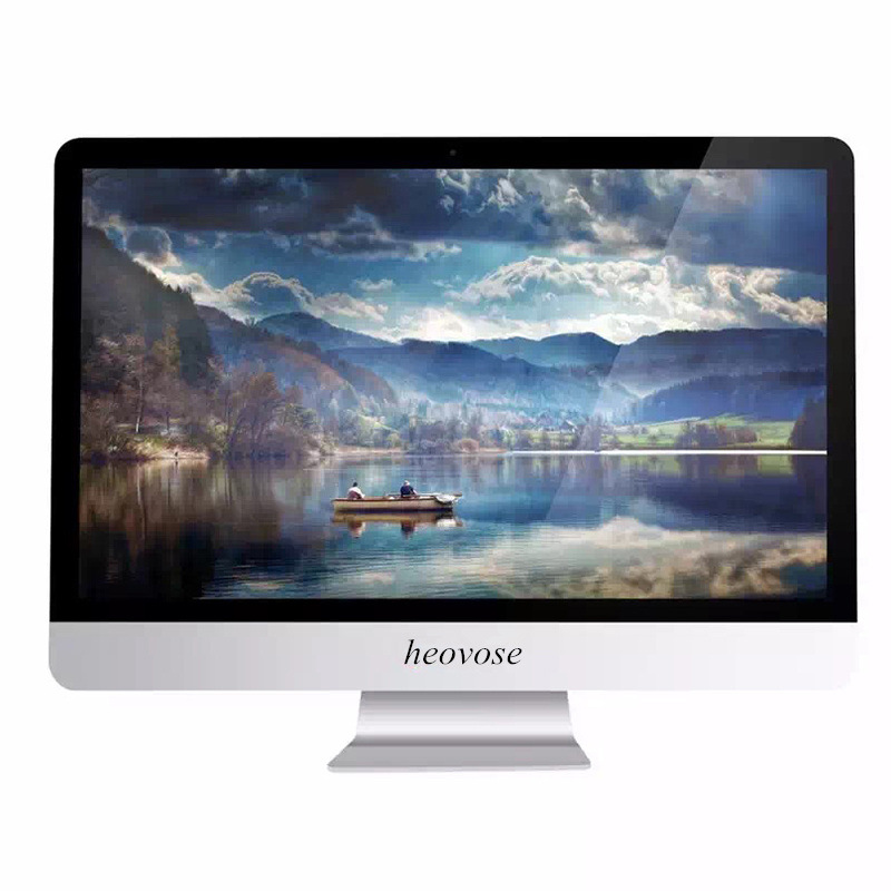 厂家直销瀚想24寸I7办公用电脑一体机超薄办公家用教育四核台式