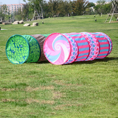 Children's Outdoor Game House Tunnel Tent Conveniently Foldable Toy Printed Crawling Lane Source Factory