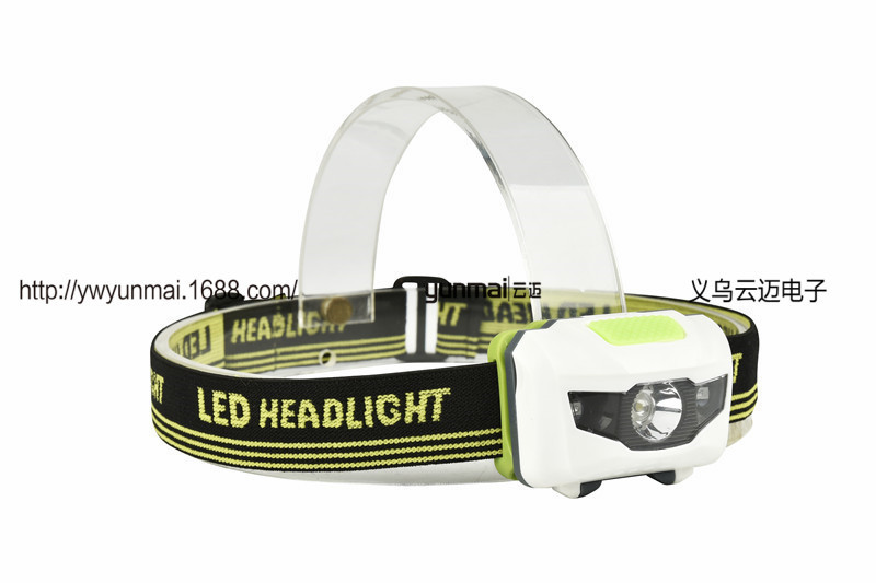 超轻防水双灯珠LED红光警示灯登山钓鱼户外运动头灯 猫头鹰头灯详情图15