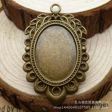 �Ͻ���� 25*18mm ��Բ���껨�ߵ��� ʱ�ⱦʯDIY��� 12726