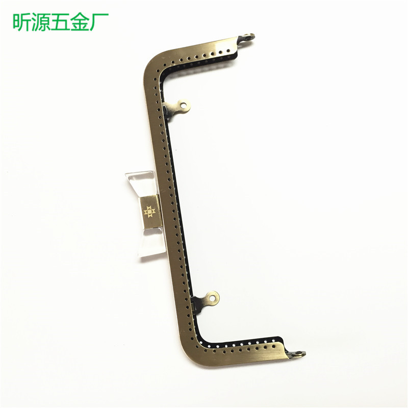 厂家供应 高档针孔亚克力头口较 手袋口架，箱包框架，皮包框夹