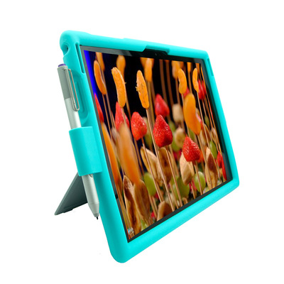适用微软Surface Pro7保护套带笔套笔槽防摔减震硅胶套pro456皮套