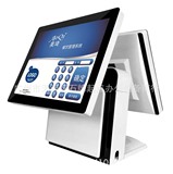 Aoqi New Q8 Двойной экранированный конденсатор All -in -One Machine Dual 15 -INCH CASS Register Android/Win7.