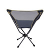 Outdoor portable folding chair beach back chair ultra -moon chair outdoor stool folding moon chair