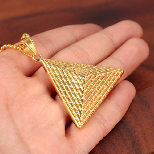 Pyramid Pendant Necklace Image 2