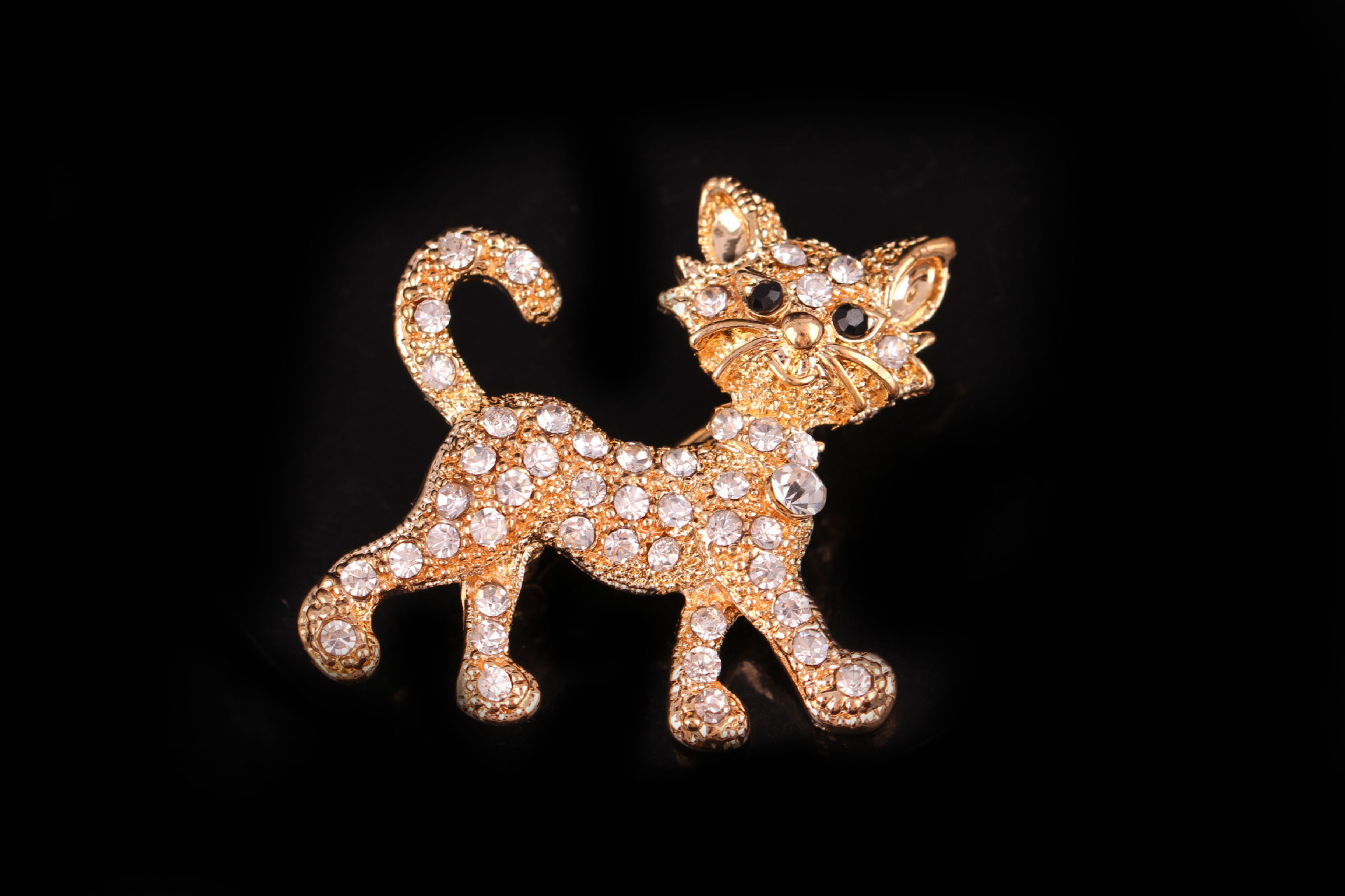 Mode Animal Alliage Incruster Perles Artificielles Strass Femmes Broches display picture 6