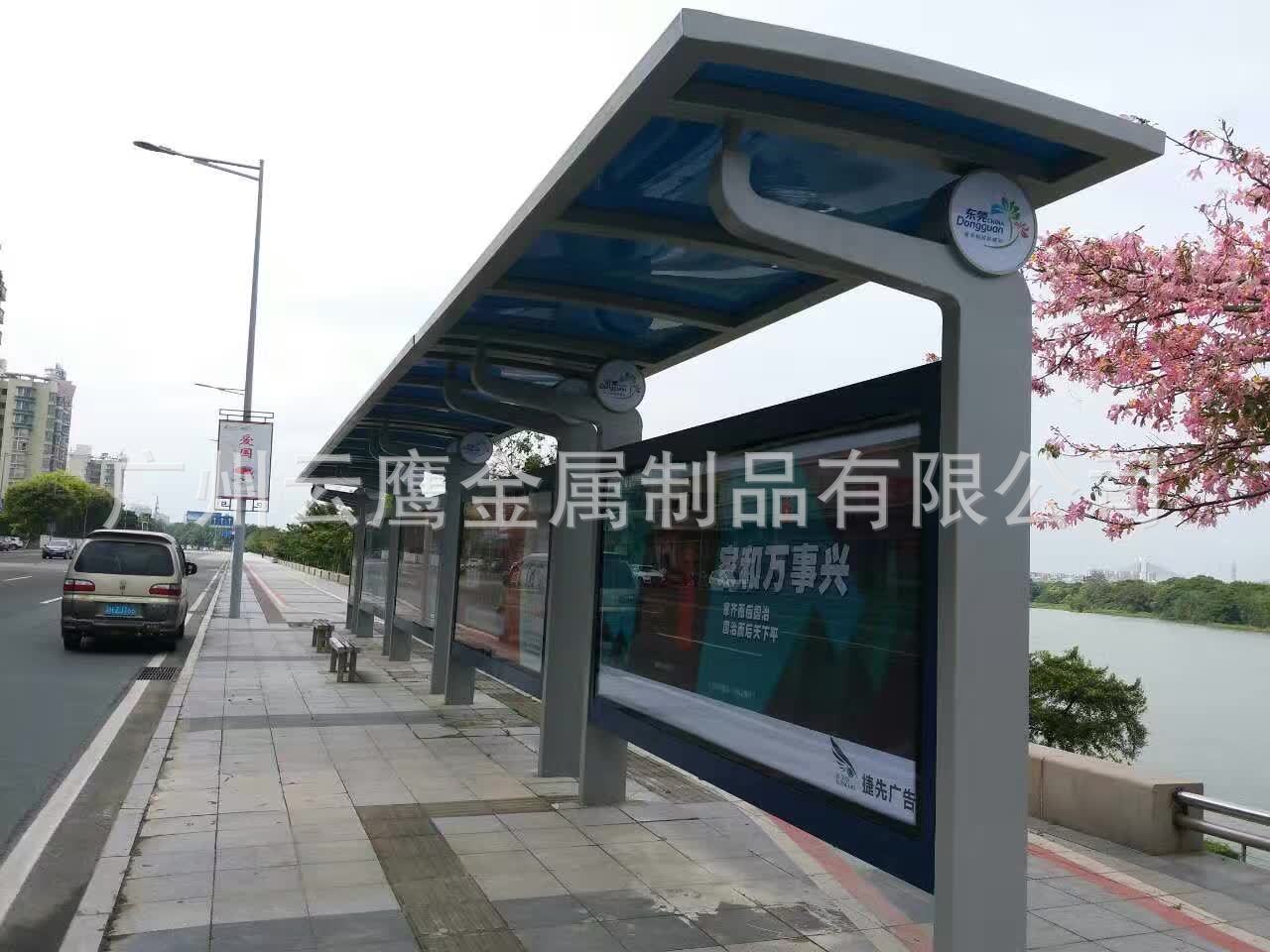 厂家专业定做候车亭 户外灯箱     仿古候车亭  乡村候车亭