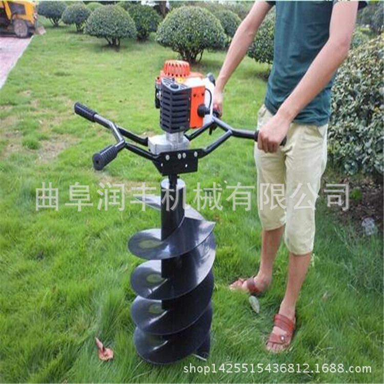 怀化种树挖孔机 合金钢钻头挖坑机