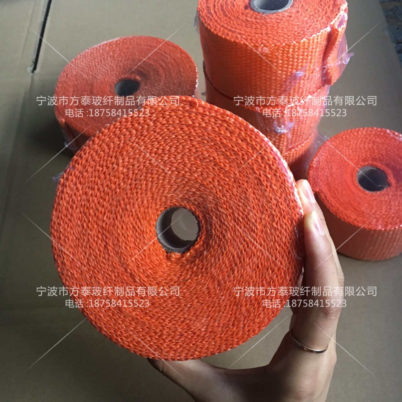 『厂家直销』橙色摩托车汽车排气管改装隔热芭蕉布 玻纤隔热棉|ms