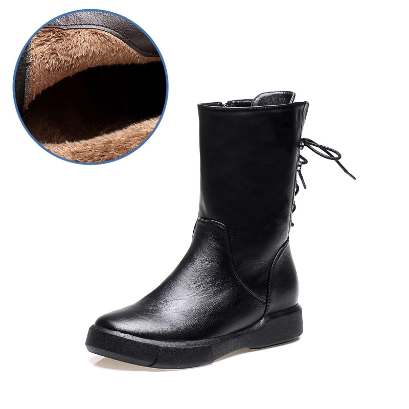 Bottes femme en PU de haute qualité - Ref 3355392 Image 6