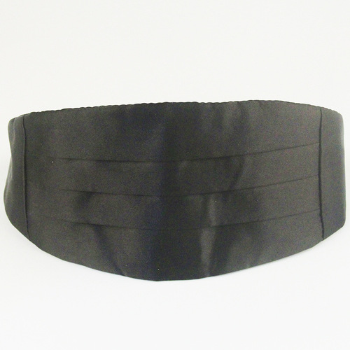 Solid color men's dress suit gift box polyester glossy silk girdle for groom and gentleman banquet manufacturer wholesale