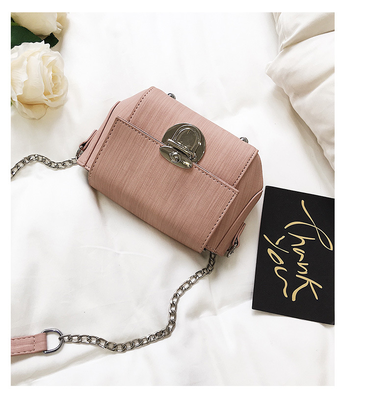 Korean version PUfashion bag (Pink)NHPB0201-Pink