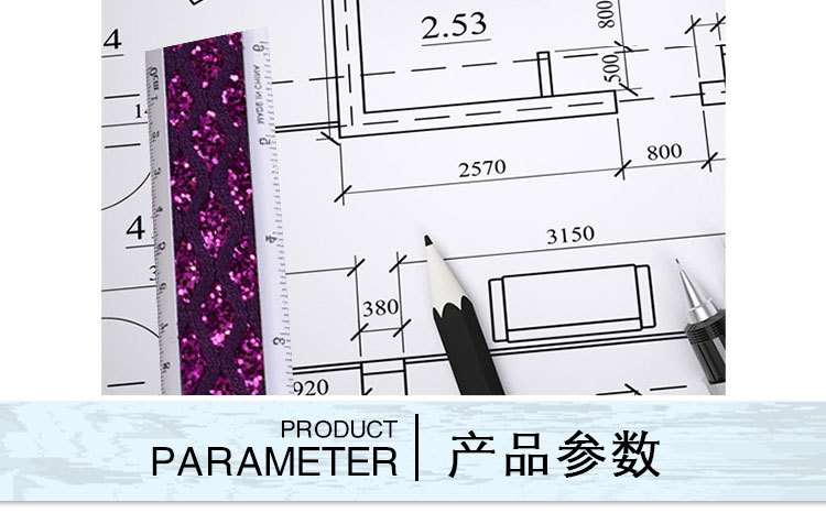 厂家老款铝尺15cm20cm30cm尺子专业学习工程用尺子绘画刻度尺定制详情3