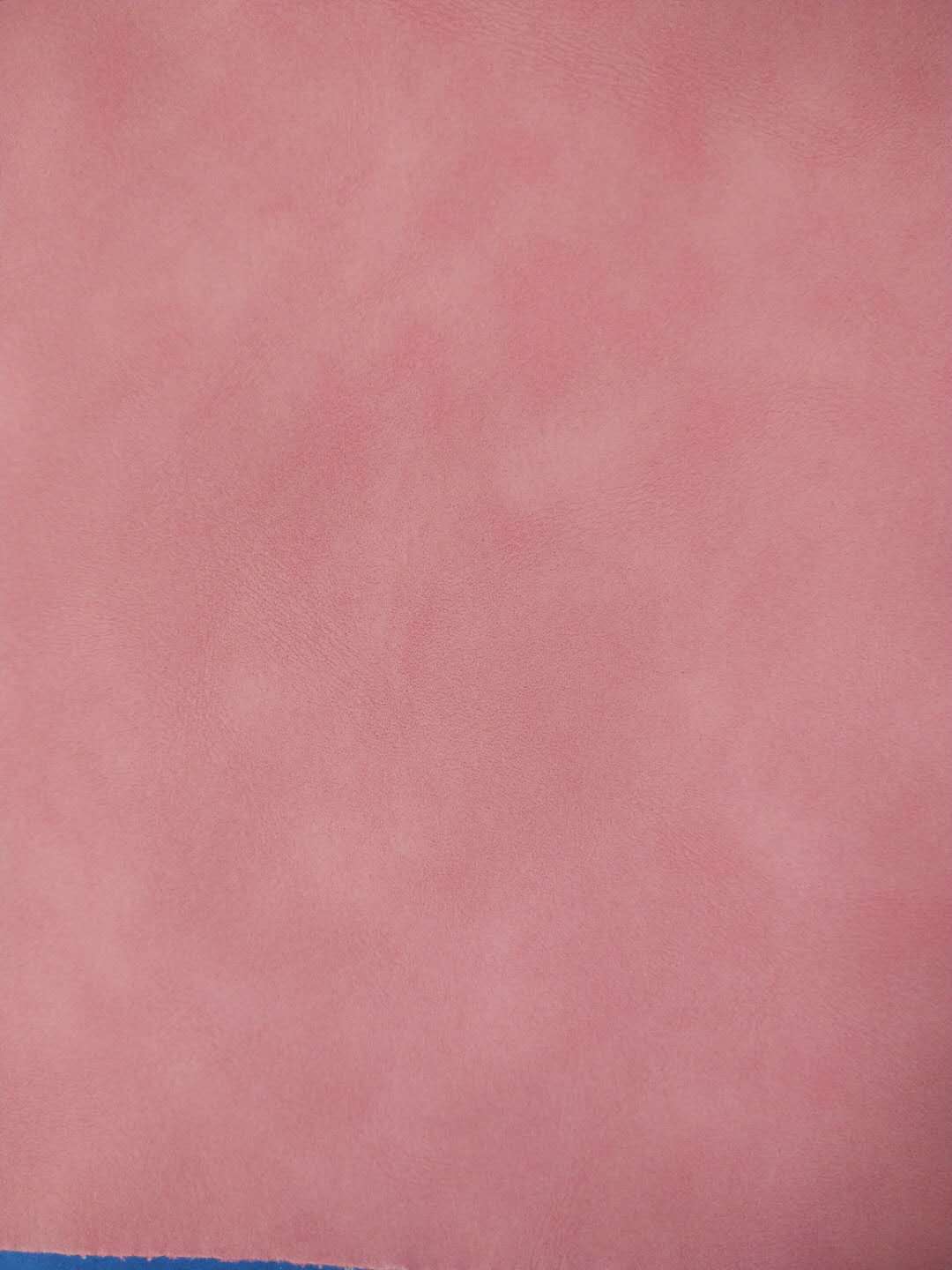 厂家直销0.8细纹羊巴PU仿绵绒布底包装手袋箱包鞋材软件包革面料