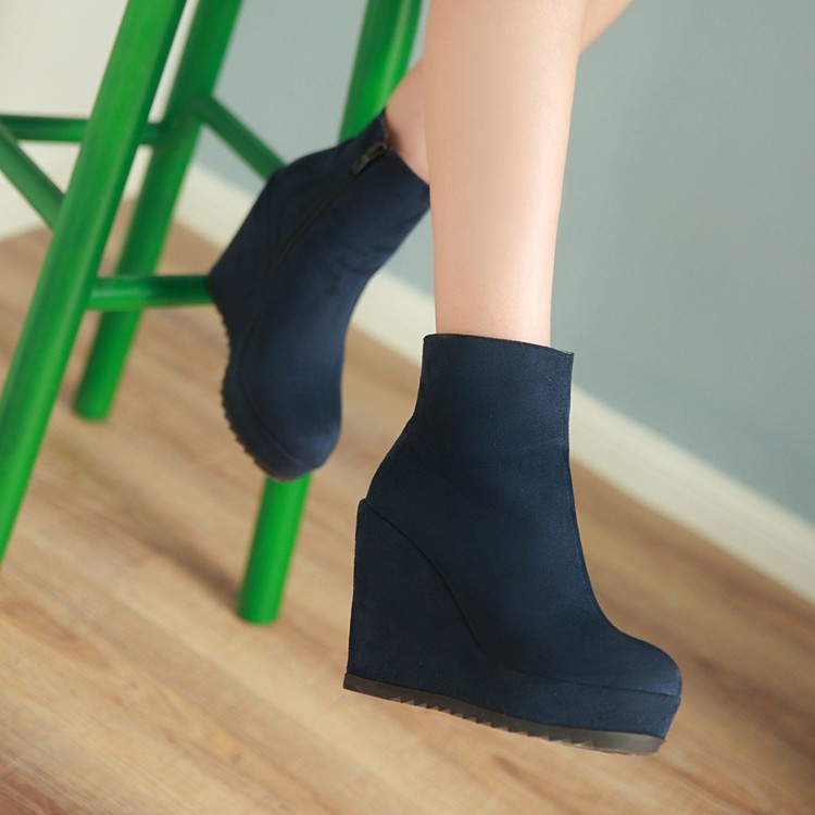 Bottes femme en PU artificiel - Ref 3355550 Image 19