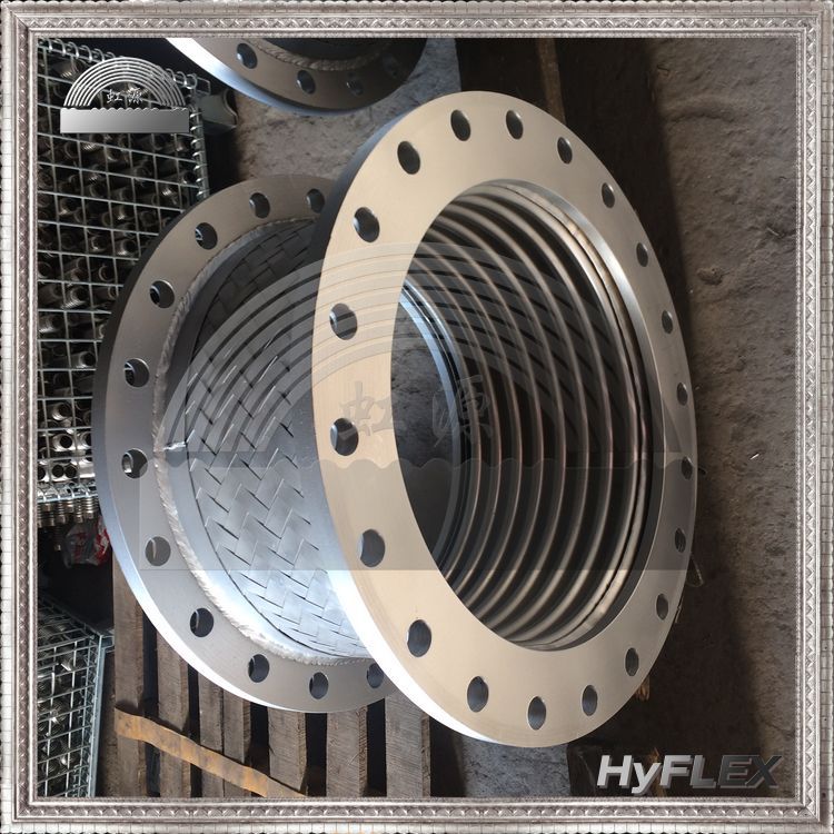 大口径泵软连接 钢带编织网金属软管 DN450 DN500 DN600