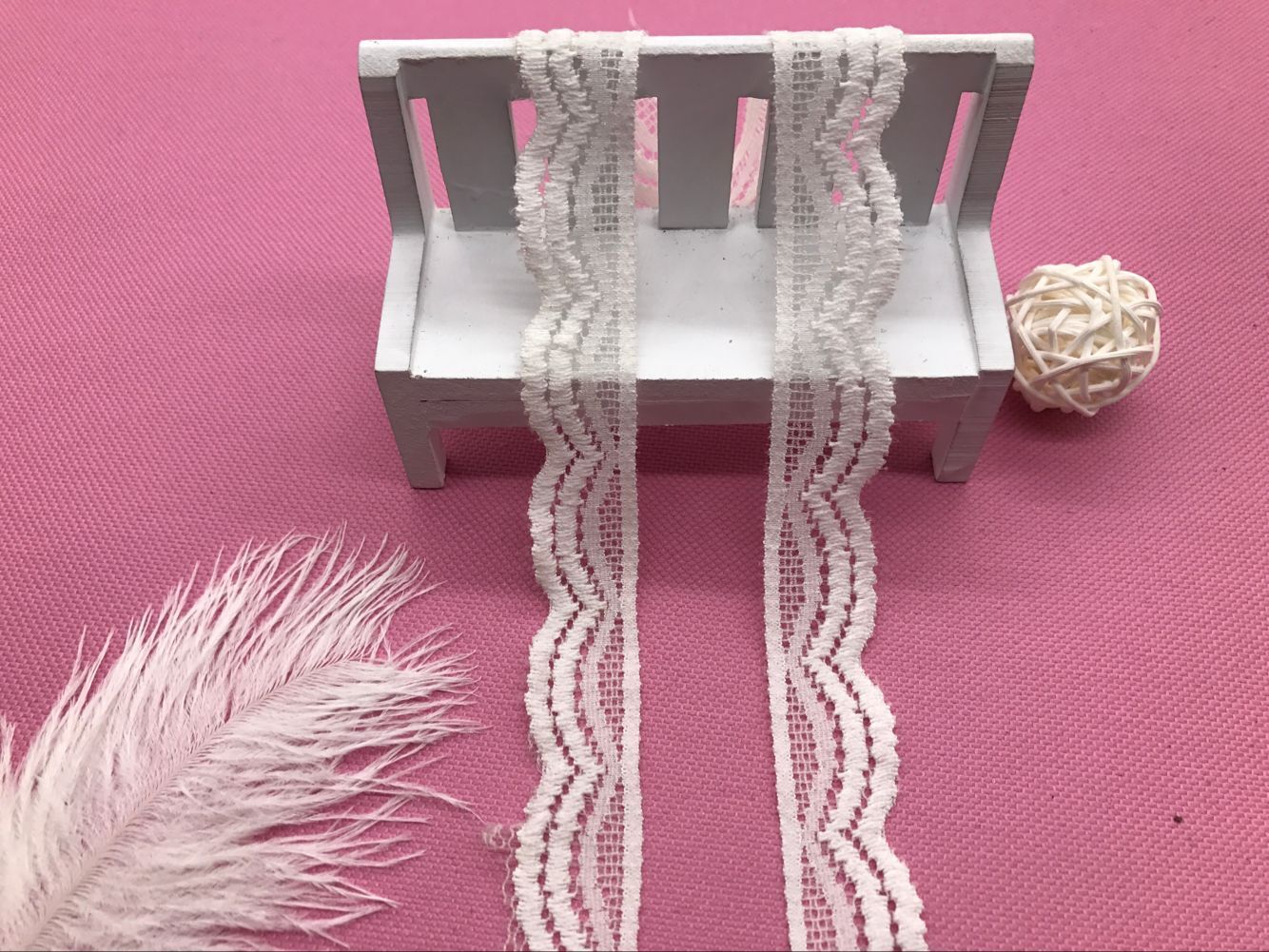 压沙弹力弹力花边氨纶花边厂家直销长期现货供应5015# 宽度2CM