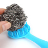 Creative home shy villain Washing pot brush brush brush brush, dishwasher, wipers steel wire ball