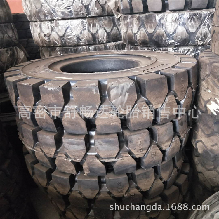 现货供应7.00-9工程机械轮胎 叉车轮胎 实心轮胎 铲车轮胎
