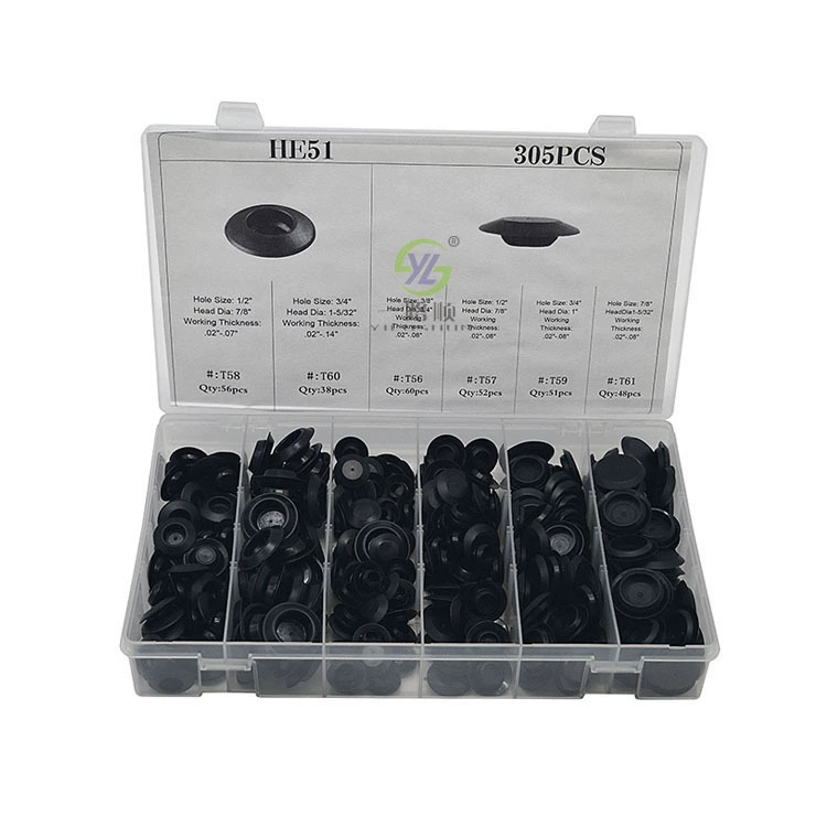 305PCS GM's rubber rubber blocking PVC material blocked buckle cover HE51