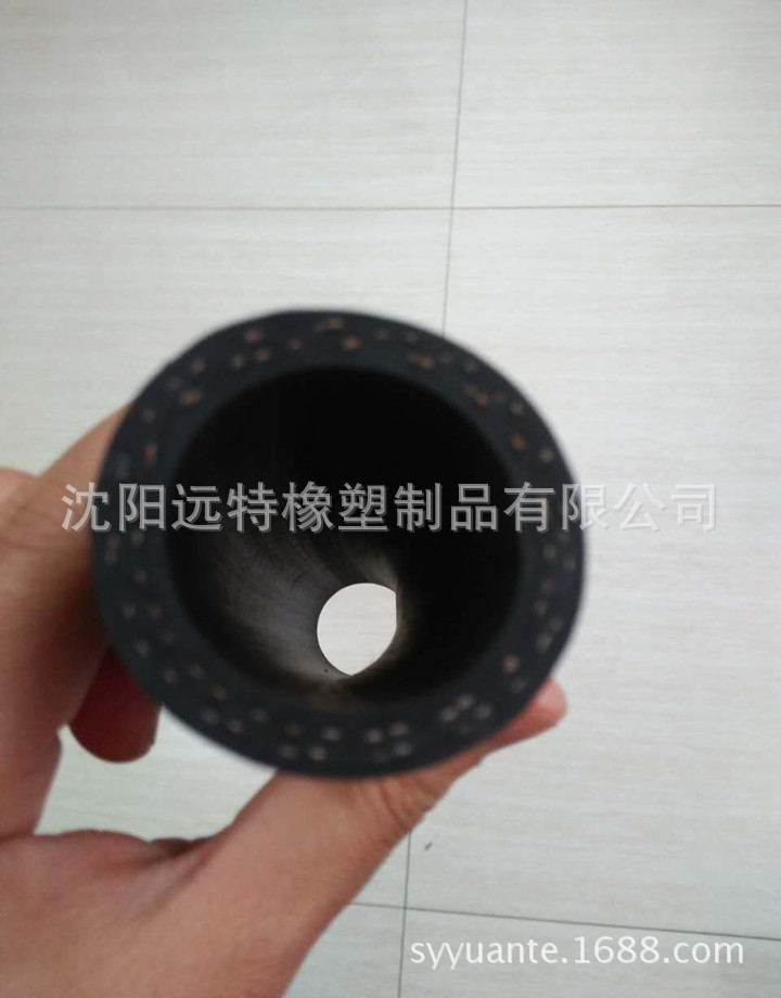 光面橡胶管输水管13mm，低压夹线黑胶管帘线耐温输水橡胶管
