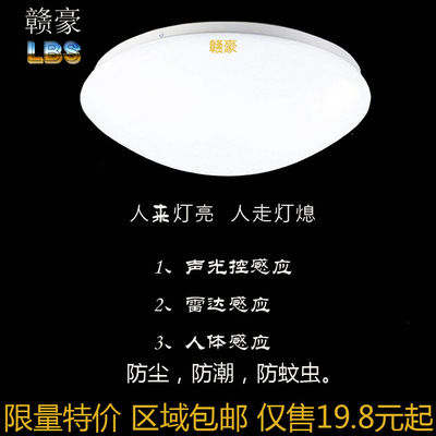 led Body induction lamp Corridor Ceiling lamp Aisle Sound and light control Ceiling lamp Infrared radar Induction lamps and lanterns