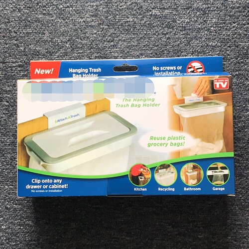 Factory direct sales attach a trash hook type door storage rack cabinet door hanging kitchen trash