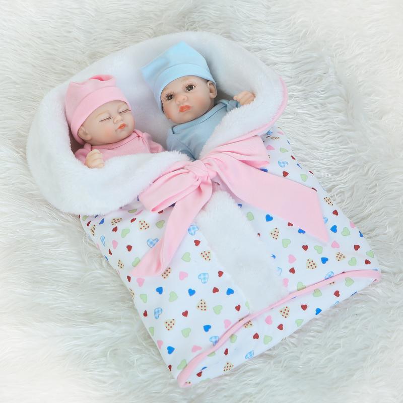 Supply Mini Palm Baby Doll Simulation Cute Twin Baby Creative Personalized Gift Play Toys Supply Mini Palm Baby Doll Simulation Cute Twin Baby Creative Personalized Gift Play Toys