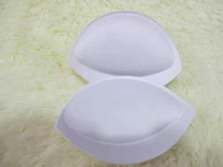 Мягкая вставка для купальника, одиночная губчатая push-up прокладка, увеличенная толщина, белая