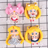 Three dimensional pendant, cream phone case, keychain, accessory, Sailor Moon, handmade