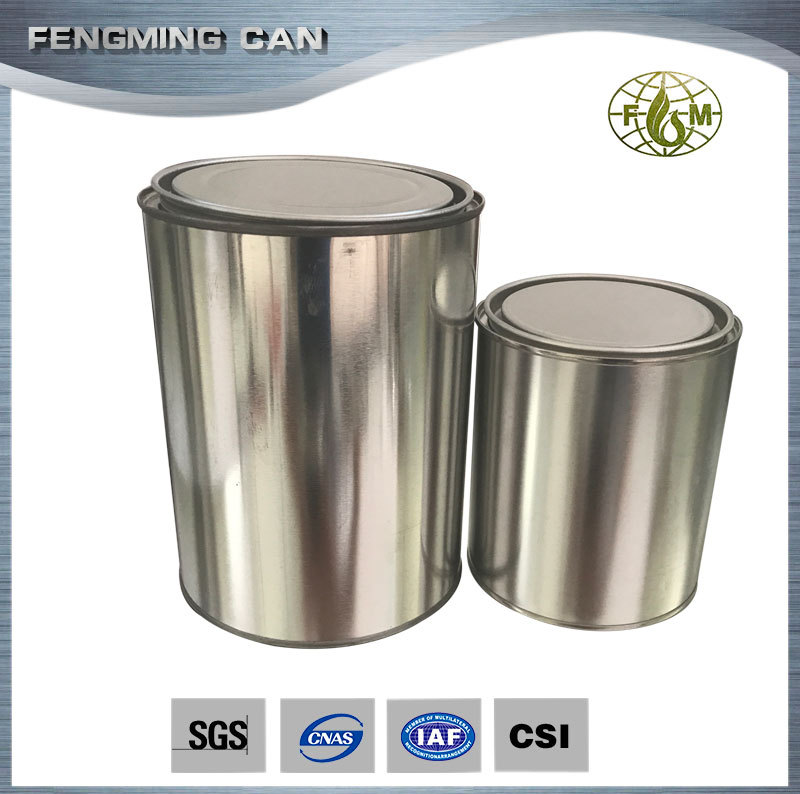 凤鸣湿度卡包装圆马口铁密封罐 1L 2L化工产品胶水油漆油墨空铁瓶