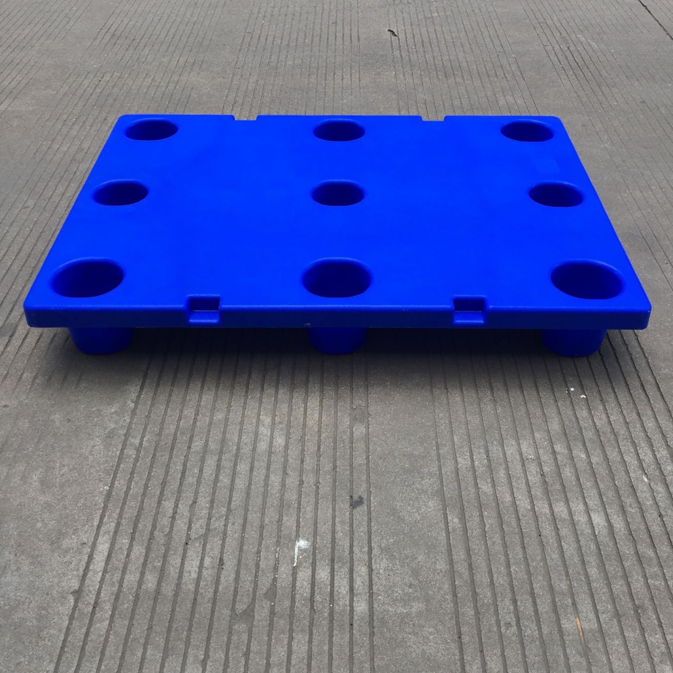 供应平板九脚塑料托盘 1050*740*140塑料托盘 江苏浙江印刷塑料托