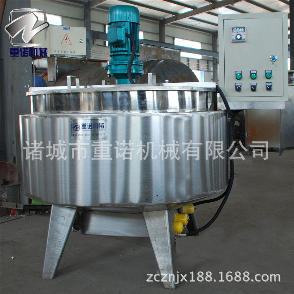 带搅拌夹层锅 不锈钢蒸汽加热夹层锅 立式夹层锅蒸煮锅