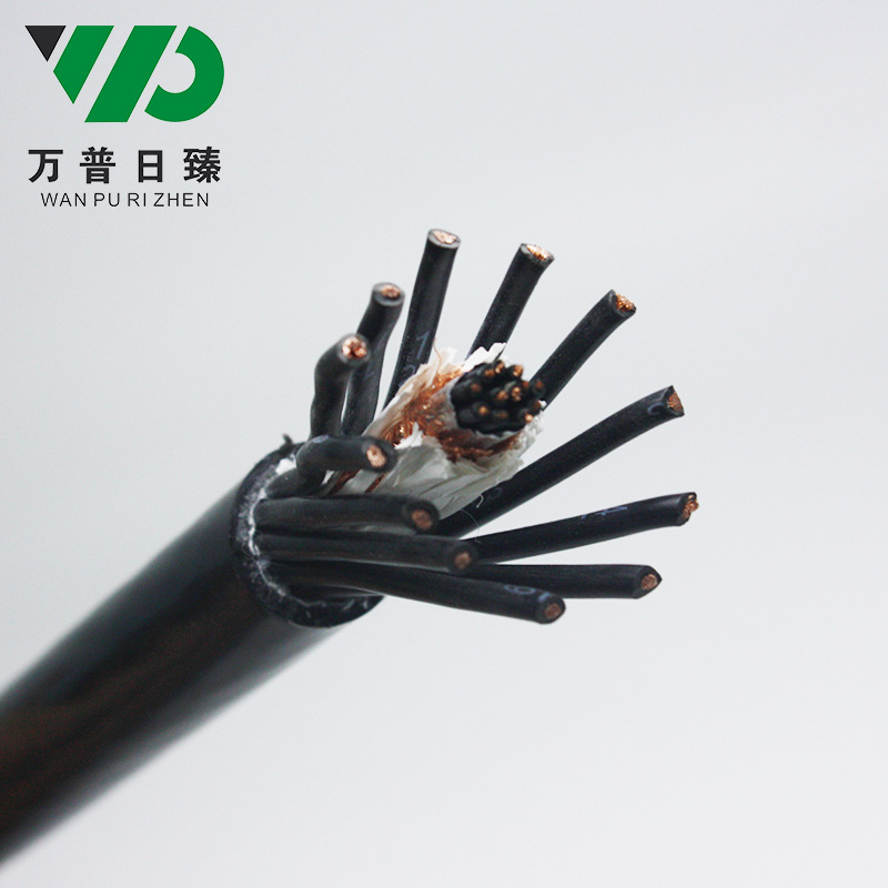 聚氨酯护套线RVVP12X0.15+12X1.0特殊组合电缆国标铜芯电缆生产