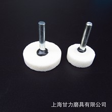 T型砂轮磨头30 35 40*10*6mm WA白刚玉柄径6毫米白色带柄电磨头