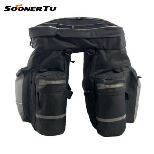 Sichuan Tibet Mountain Bike Carrier Bag Three-in-One Bicycle Carrier Bag Rear Shelf Bag Large Capacity Waterproof Camel Bag Carrier Bag 1602 