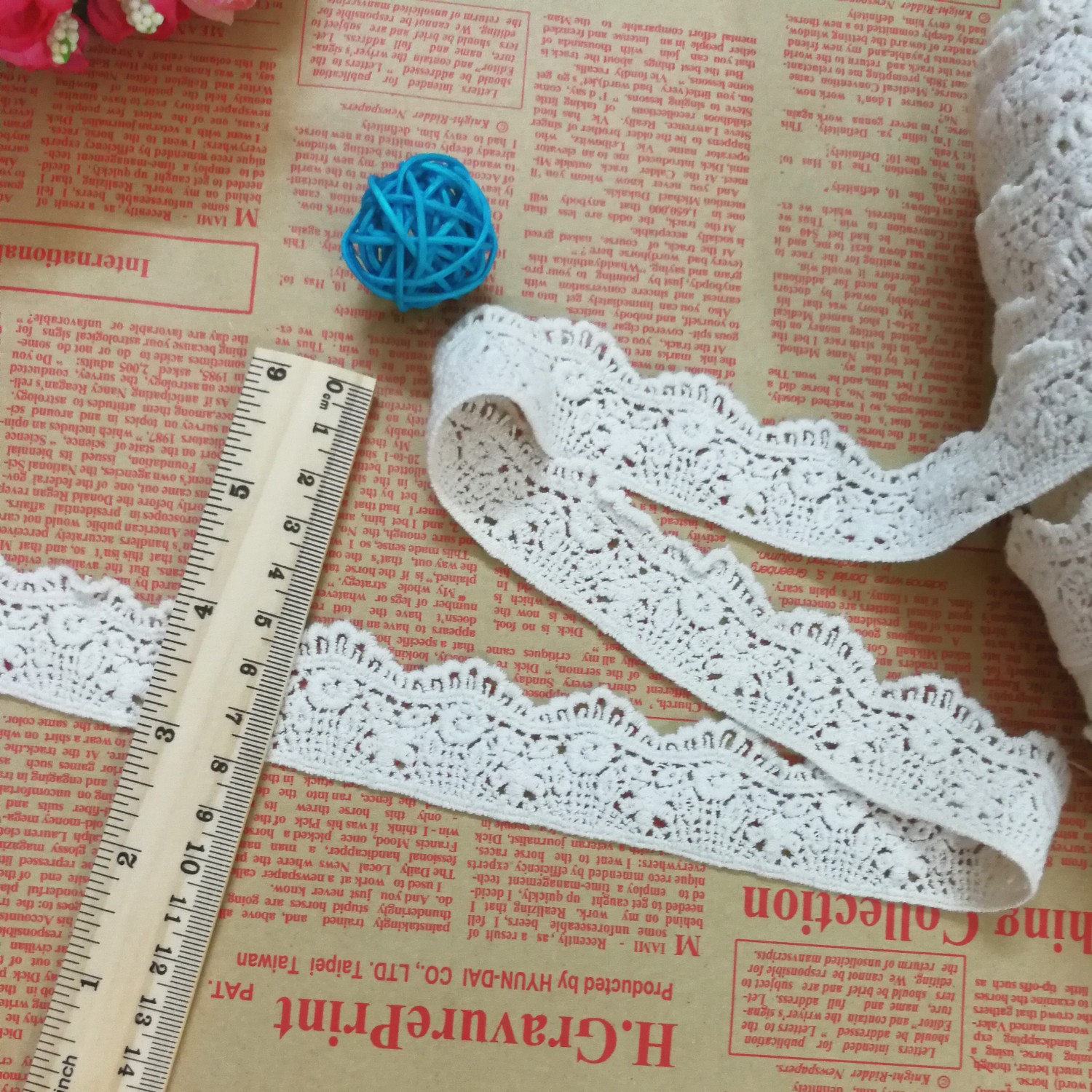 经典款水溶花边棉镂空绣花钩花蕾丝3CM服装服饰手工DIY辅料小条码