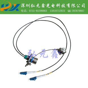 J599/20KC02A1N-2LC Two Core Fiber Optic CAble Assembly / J599 WAterproof AviAtioN HeAd FActory Direct SAles