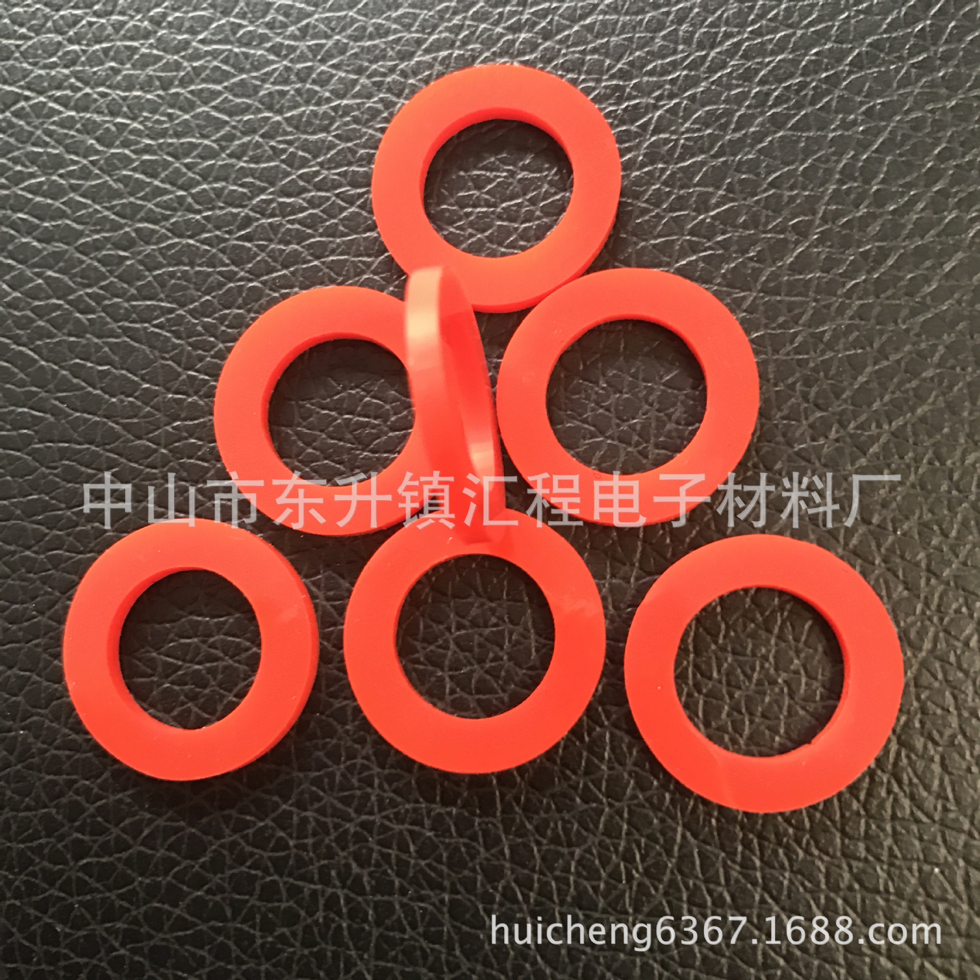 厂家直销圆形硅胶垫片 透明橡胶垫圈 红色耐高温密封圈防震防漏胶